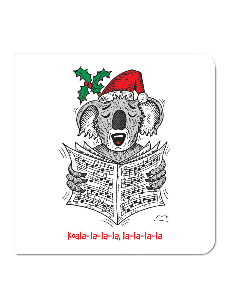 Koala-la-la-la-LA Christmas Card