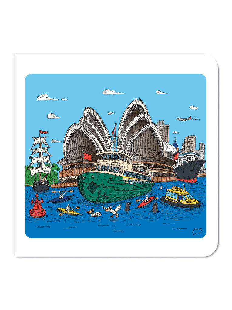 Greeting Card: Manly Ferry