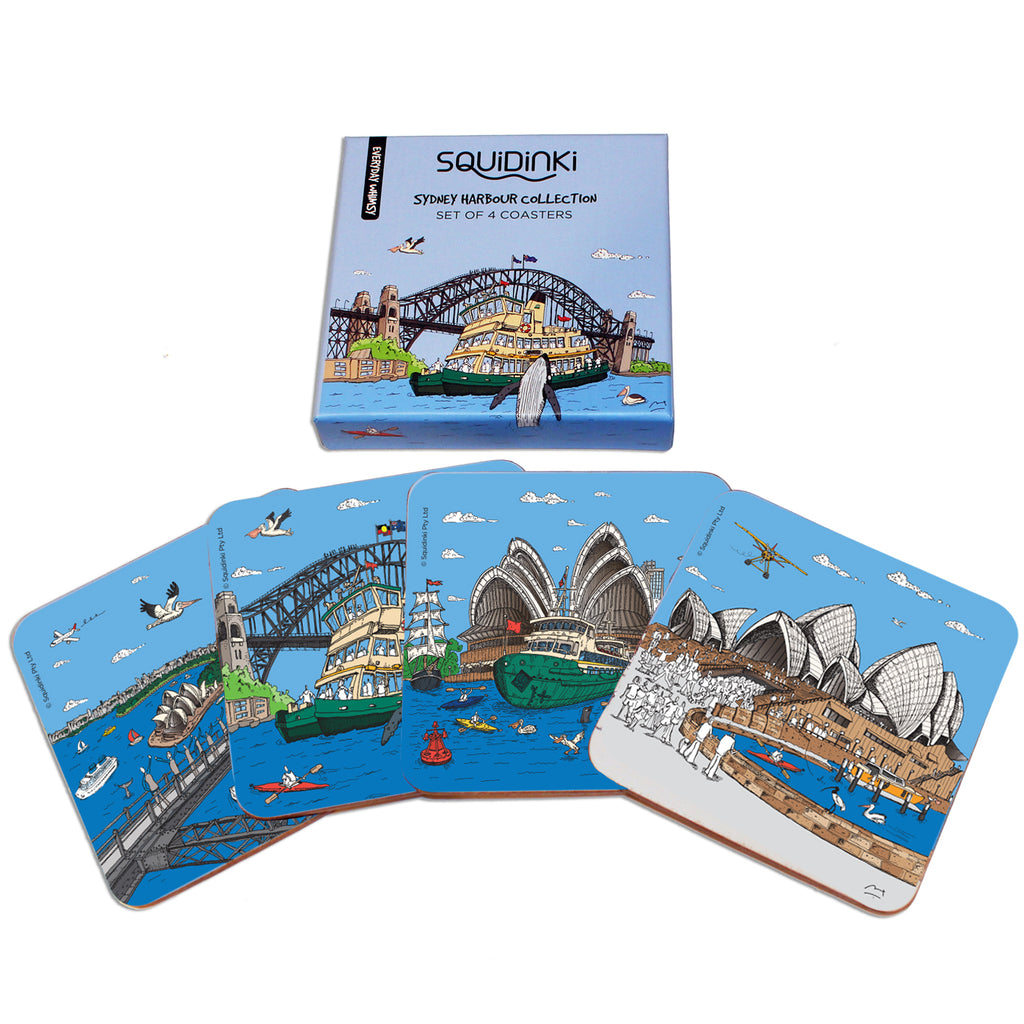 Coaster Sets: Sydney Harbour Collection BACK IN STOCK SEPTEMBER