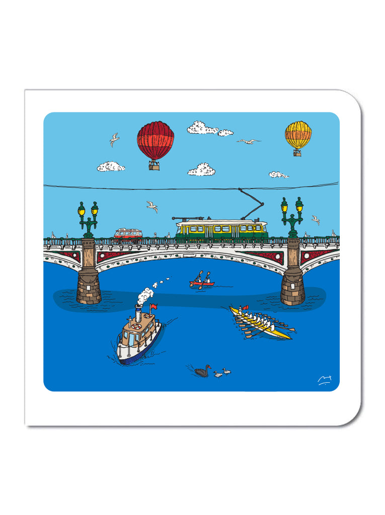 Yarra River Greeting Card