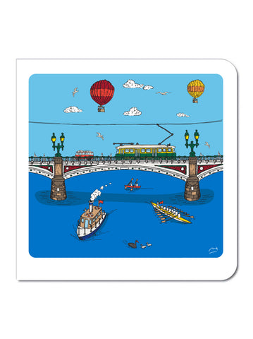 Yarra River Greeting Card