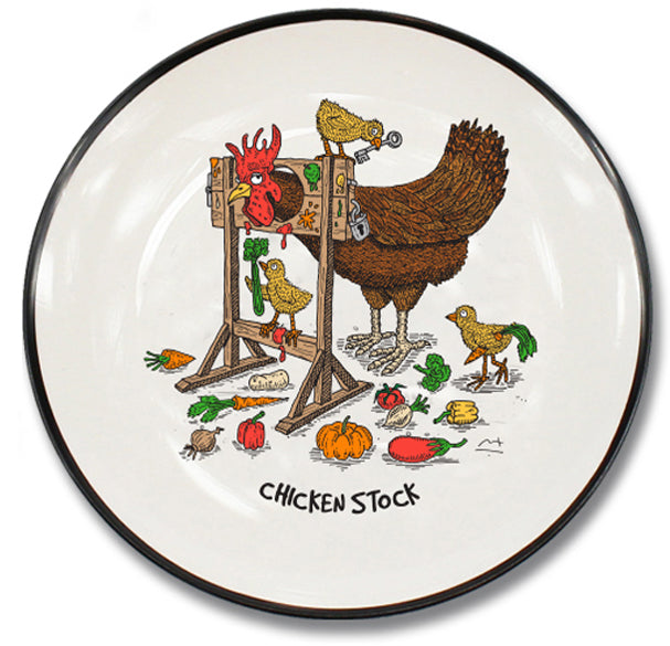 Chicken Stock Canapé Plate