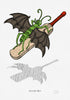 Limited Edition Art Print: Cricket Bat