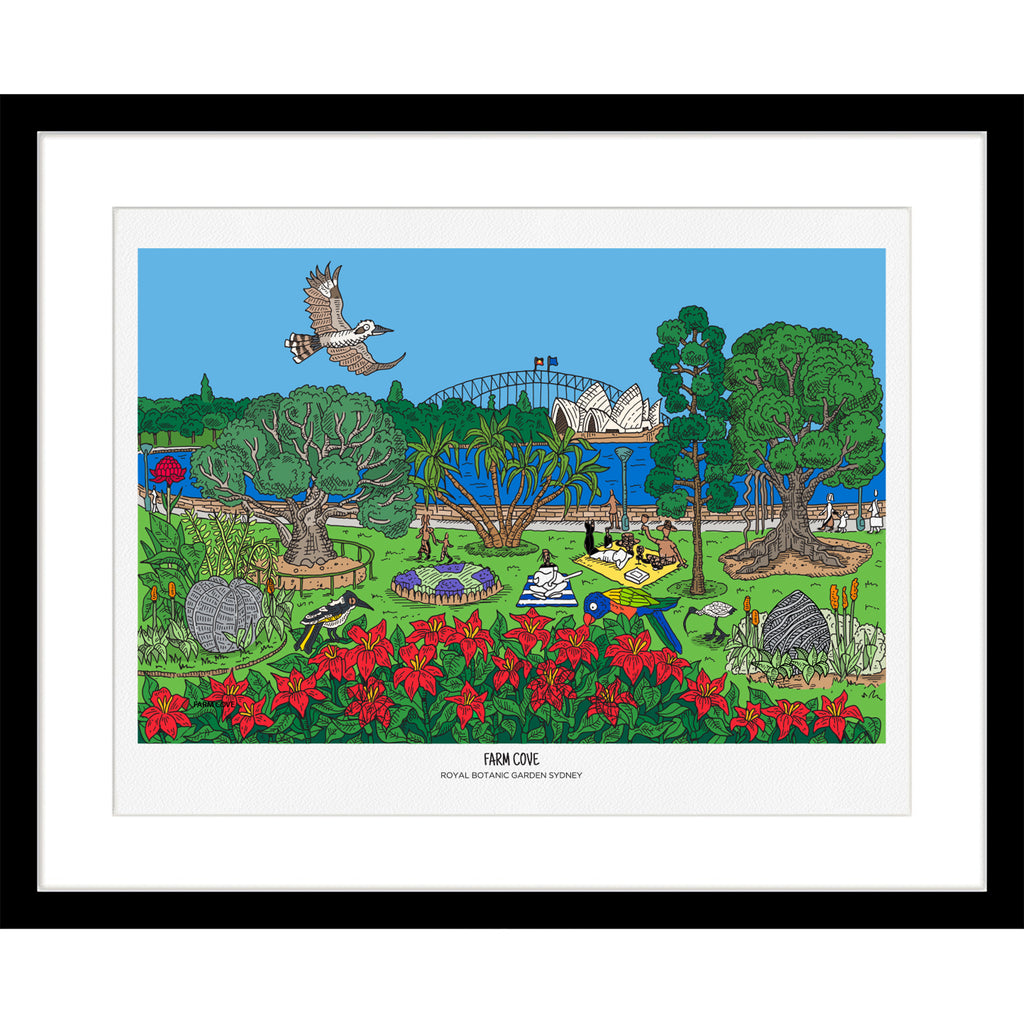 Limited Edition Art Print: Farm Cove