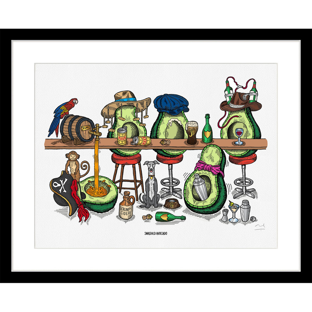 Limited Edition Art Print: Smashed Avocado (edition 2)