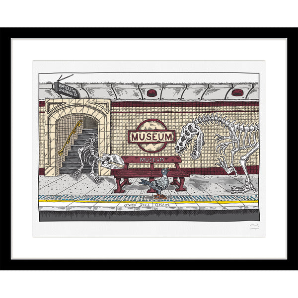 Limited Edition Print: Museum Station, Sydney