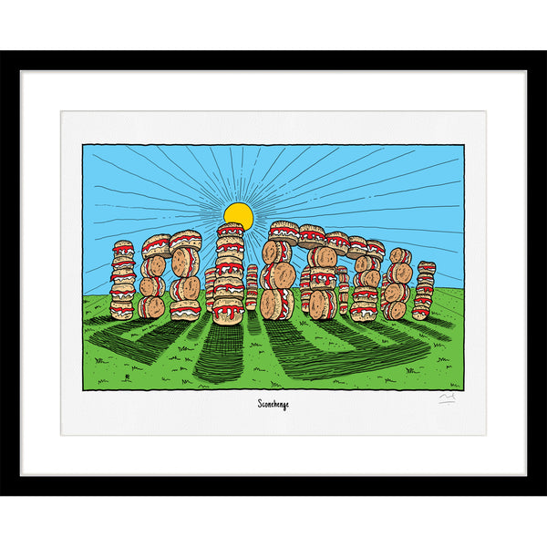 Limited Edition Art Print: Sconehenge