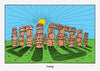 Limited Edition Art Print: Sconehenge