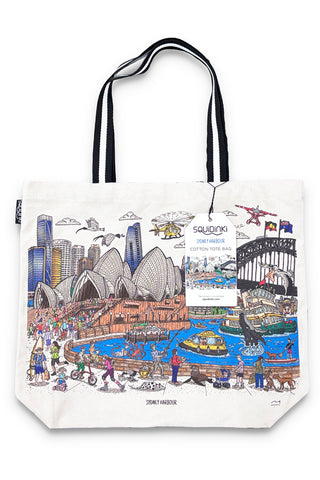 Cotton Tote Bag: Sydney Harbour DUE IN STOCK OCTOBER