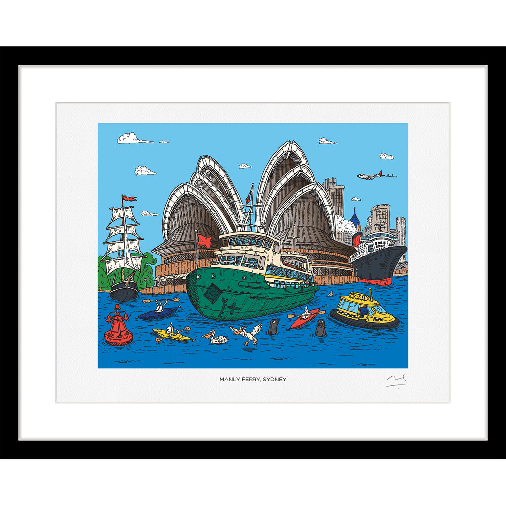 Fine Art Print: Manly Ferry, Sydney