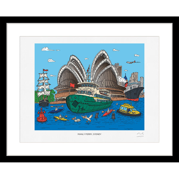 Fine Art Print: Manly Ferry, Sydney