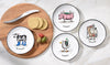 Moveable Feast Collection Set of 4 Canapé Plates