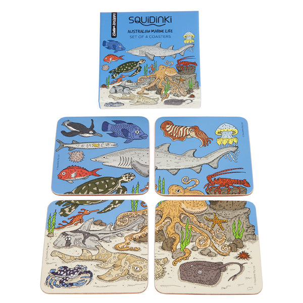 Coaster Sets: Australian Marine Life