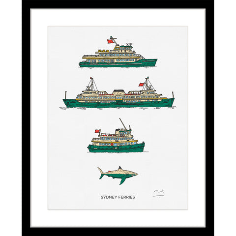Limited Edition Print: Sydney Ferries
