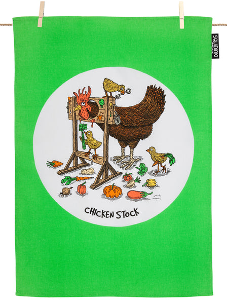 Chicken Stock Tea Towel
