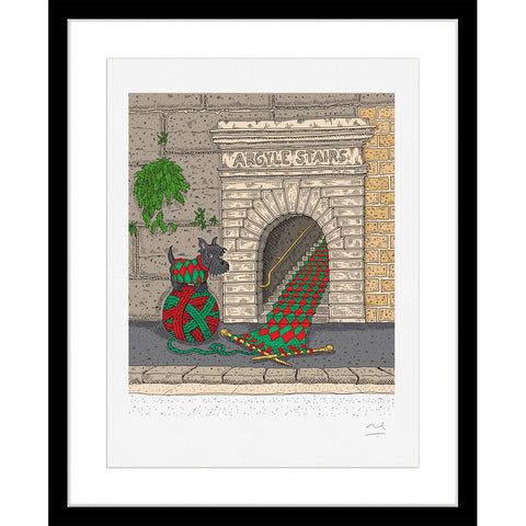 Limited Edition Art Print: Argyle Stairs, The Rocks