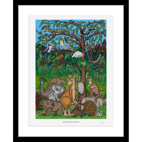 Limited Edition Art Print: Australian Wildlife
