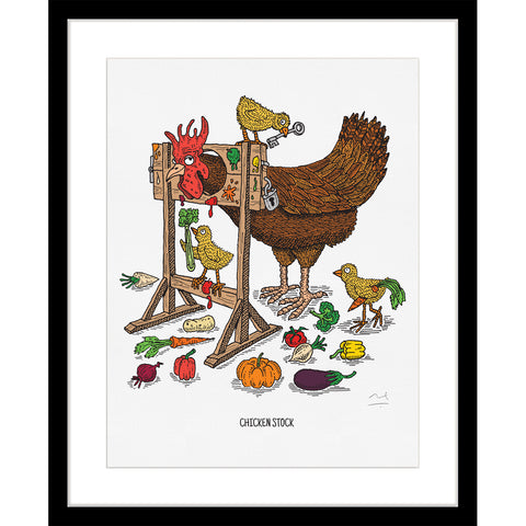 Fine Art Print: Chicken Stock