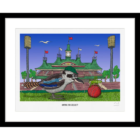 Limited Edition Art Print: Anyone for Cricket?