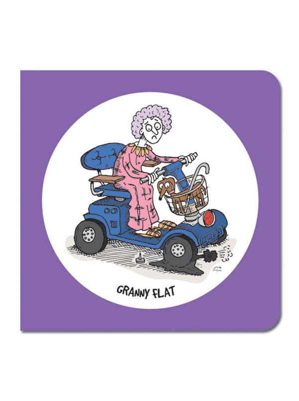 Granny Flat Greeting Card