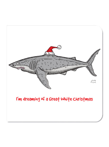 Great White Christmas Card