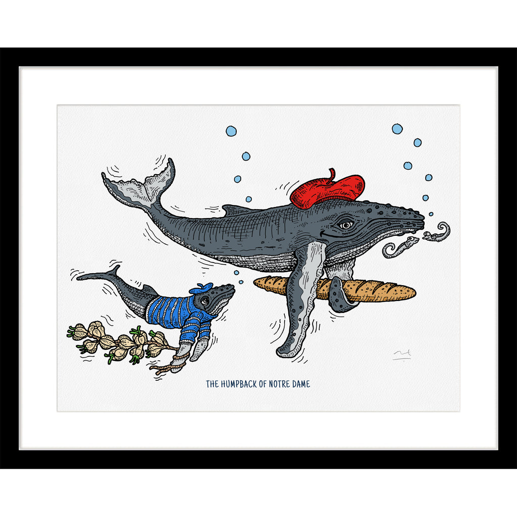 Limited Edition Art Print: Humpback of Notre Dame