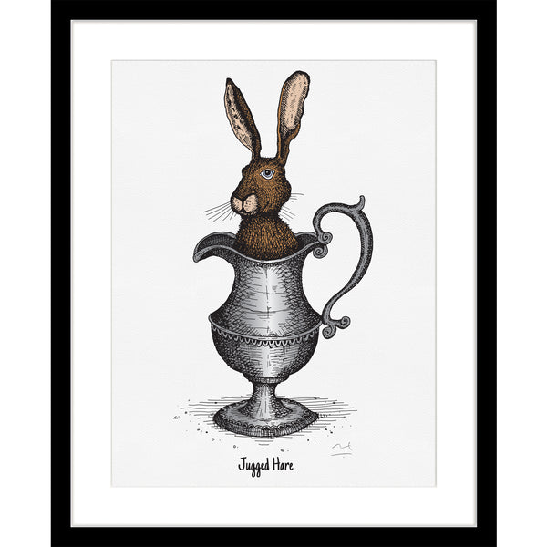Limited Edition Art Print: Jugged Hare