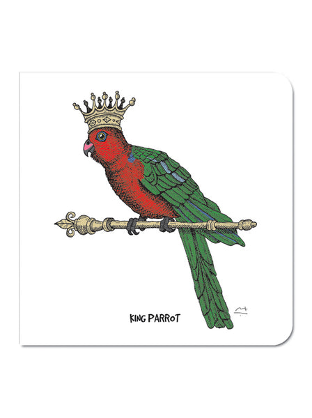 Greeting Card: King Parrot