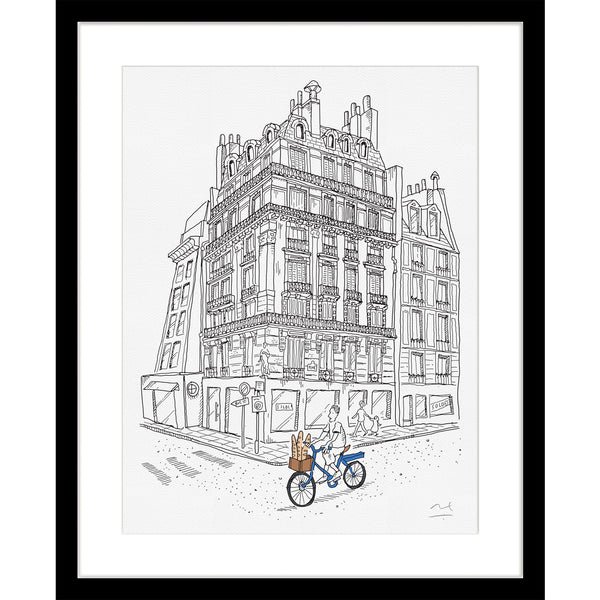 Art Print: Paris streets