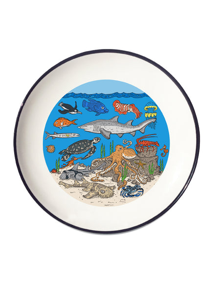 Australian Marine Life Canapé Plate