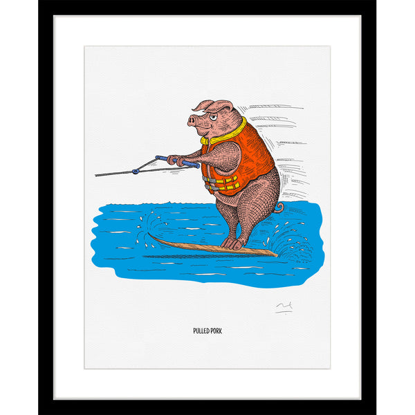 Limited Edition Art Print: Pulled Pork