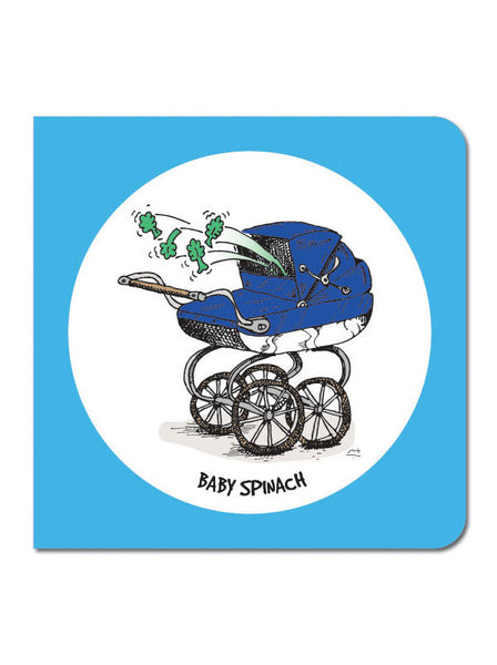 Baby Spinach Greeting Card