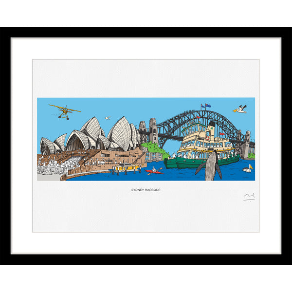 Limited Edition Art Print: Sydney Harbour