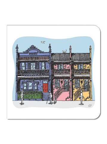 Sydney Terrace Houses 1 Greeting Card